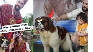 First time to try Igorot Costume and petting a big dog! ~ Baguio 2024