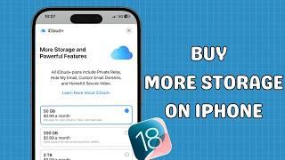 How to Buy More Storage on iPhone