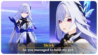 Skirk Casually Greets the Traveler (Cutscene) Masquerade of the Guilty | Genshin Impact 4.2