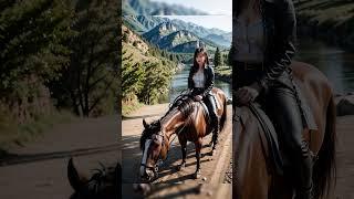 [AI LOOKBOOK] (vlog) 승마 //  horseback riding // 乗馬 [AI 룩북] #ai art #stable diffusion #lookbook