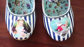 Irregular Choice : Tick Tock : Alice In Wonderland Shoes : Try On