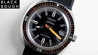 Longines Ultra Chron 'Diver' Ref. 7970-1 steel vintage wristwatch, sold in 1972