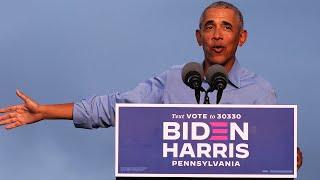 Obama Hits The Campaign Trail For Joe Biden