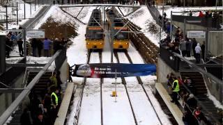 Stadtbahn Stuttgart - Eröffnungsfahrt Fasanenhof Linie U6 (2010) (HD)