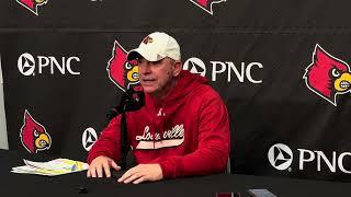 Louisville HC Jeff Brohm Postgame Presser vs. Miami (10/19/24)