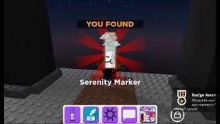 How to get SERENITY marker in FIND THE MARKERS Roblox [ UPDATED 2024 ]