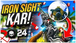 the FASTEST Kar98k Setup in Warzone Pacific | Iron Sights Sniper Challenge [Caldera]