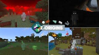 Origins Addon part 3 MCPE/MCBE 1.21.20+