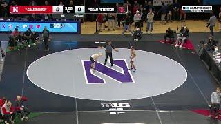 125 LBs: Nebraska's Caleb Smith vs. Rutgers' Dean Peterson | Big Ten Wrestling Championship Semifina