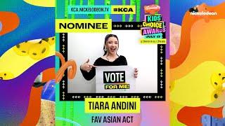 SHOW YOUR SUPPORT BY VOTING FOR ME AT at KCA.NICKELODEON.TV! #KCA #NickelodeonAsia