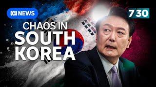 South Korea's president facing impeachment after martial law chaos | 7.30