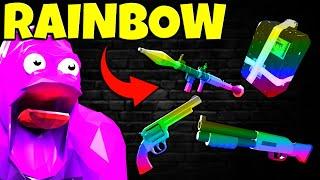 How To Make RAINBOW Items In Animal Company