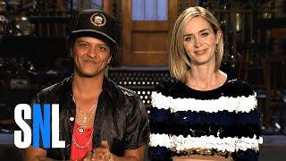 You Better Believe Emily Blunt is Hosting SNL with Music From Bruno Mars