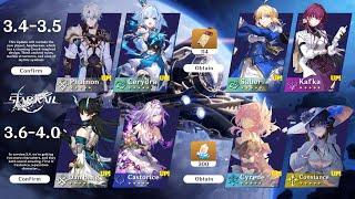 NEW UPDATE!! CONFIRM 3.4 TO 4.0 BANNER ROADMAP! SABER, CYRENE, CASTORICE - Honkai Star Rail