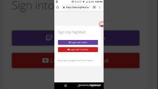 How to setup Nightbot on mobile for youtube