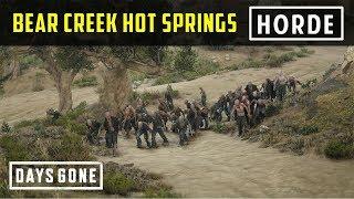 [Belknap] Bear Creek Hot Springs Horde Guide | DAYS GONE (Horde Killer)