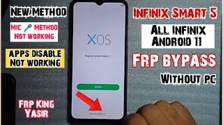 Infinix Smart 5 Frp Bypass Android 11 | All Infinix Android 11 Google Account unlock | Smart 5 frp |