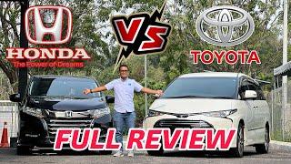 REVIEW HONDA ODYSSEY RC1 ABSOLUTE vs TOYOTA ESTIMA ACR50 - MPV Pilihan Rakyat Malaysia