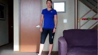 Standing hip abduction and adduction