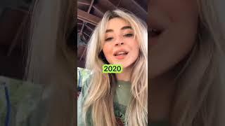 Sabrina Carpenter's Glow up Through the Years!! #shorts