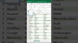 Rename Column in Excel #ExcelTips