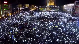 Ukraine Euromaidan,  Щедрик (Carol of the Bells)