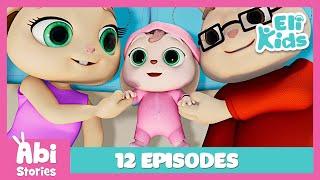 Abi Stories | One Hour | 12 FULL Episodes | Eli Kids Educational Cartoon