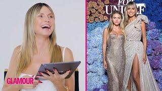 Heidi Klum reagiert auf ihre besten Fashion- und Beauty-Looks | Style-Tagebuch | GLAMOUR Germany