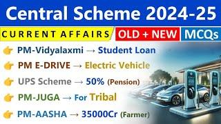 Scheme 2024-25 Current Affairs | Central Govt Schemes 2025 | New And Old Central Schemes | Indologus