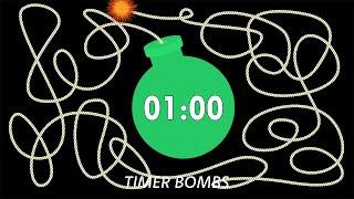 1 Minute Yellow Timer Bomb | Cartoon Explosion