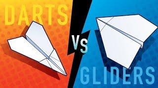 Darts vs Gliders — Paper Airplane Battle