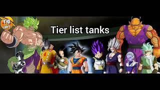 TIER LIST TANKS STRONGEST FIGHTING AWAKENED DRAGON BALL (Shisui Gameplays)