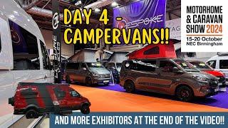 Day 4 - Campervans - big & small | Motorhome and Caravan Show Oct 2024