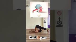 snail pose  #pose #viral #posemaker #yoga #challenge #shorts