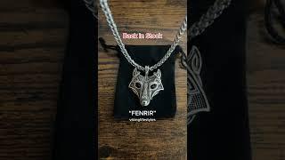 Viking Lifestyles: Prowling Fenrir Necklace #shorts