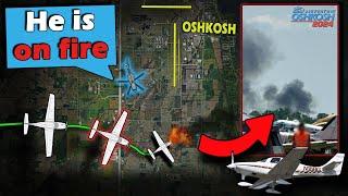 Fatal Plane Crash at Oshkosh AirVenture Opening Day | Airport Shut Down