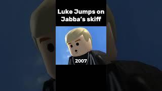 Lego Star Wars Luke Sarlacc Pit Then vs Now