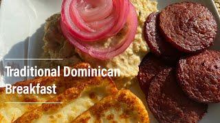 Traditional Dominican Breakfast