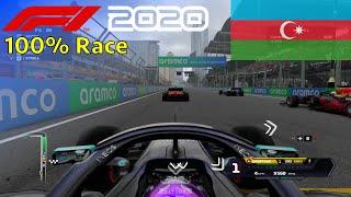 F1 2020 - Let's Make Hamilton 7x World Champion #8: 100% Race Baku