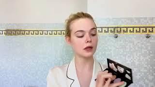 Elle Fanning doing her make up / Vogue Magazine x L'Oreal Makeup