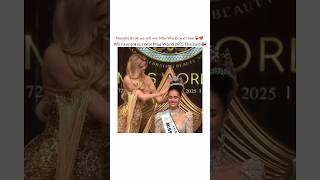 Thailand have won the crown but Nandini our hearts ️‍🩹 #missworld #nandini #shorts #shortsfeed