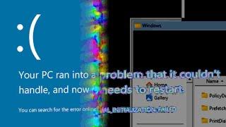 What happens behind the Blue Screen of Death?