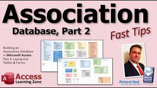 Microsoft Access Association Database, Part 2: Laying Out Tables & Forms