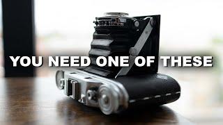 THE most portable medium format ... this is why you need a FOLDING camera (agfa isolette iii)