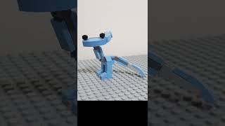 LEGO Rainbow Friends Chapter 2 (Roblox) Yellow Cyan Purple Building Animation #shorts #legomoc