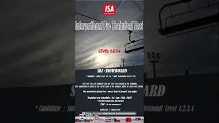 International Pro Ski Instructors Association (ISA) - International Pro Technical Level Test 2022