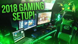 *NEW* 2018 Gaming Setup Tour!/My Modern Warfare Battle Station!