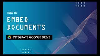 How To Embed Documents - Integrate Google Drive - WordPress Plugin