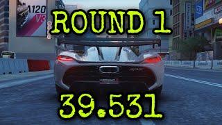 Asphalt 9, Epic Prix Round 1 - Rat Race - Koenigsegg Jesko 00:39:531
