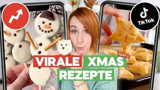 Ich teste neue virale WEIHNACHTEN Rezepte von TikTok ️ ⭐️